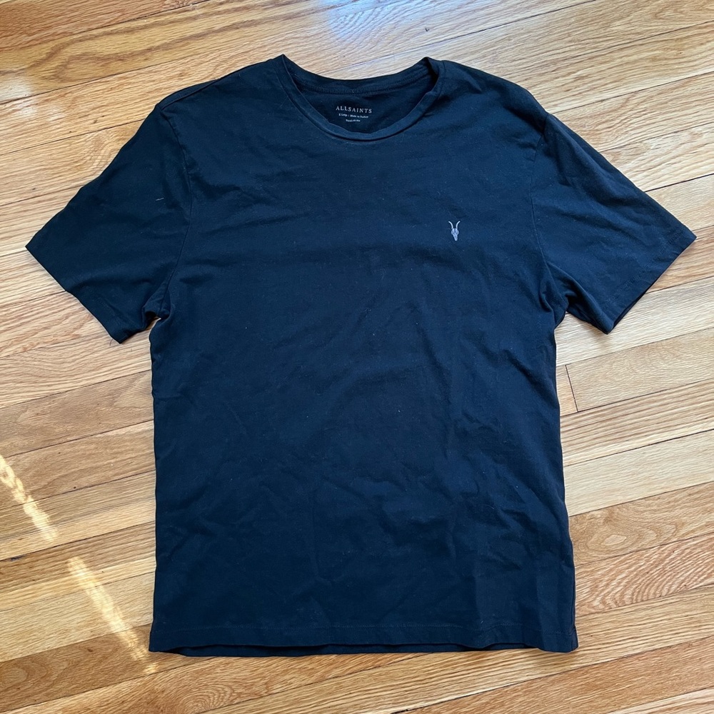 All Saints black t shirt (XL)
